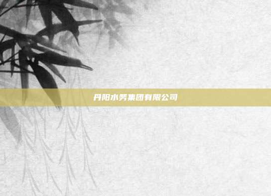 丹阳水务集团有限公司