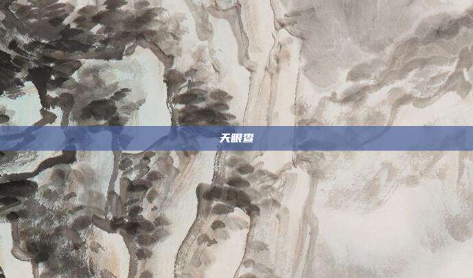 天眼查