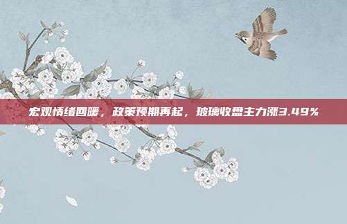 宏观情绪回暖，政策预期再起，玻璃收盘主力涨3.49%