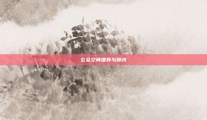 公众空间推荐与曝光
