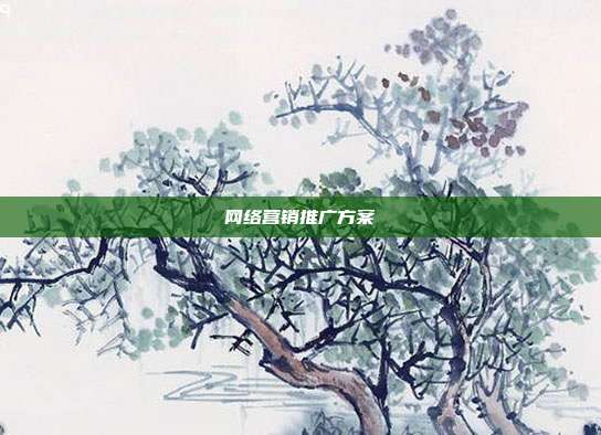网络营销推广方案