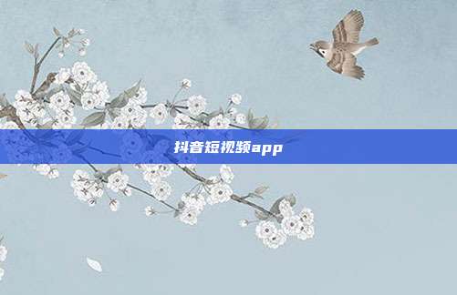 抖音短视频app