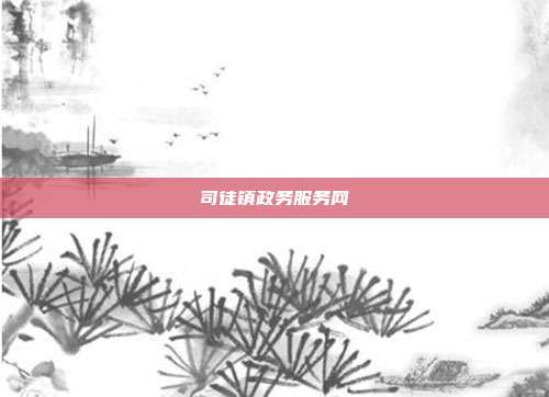 司徒镇政务服务网