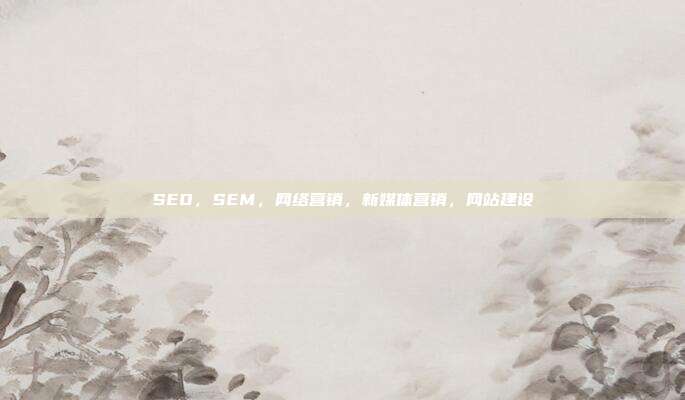 SEO,SEM,网络营销,新媒体营销,网站建设
