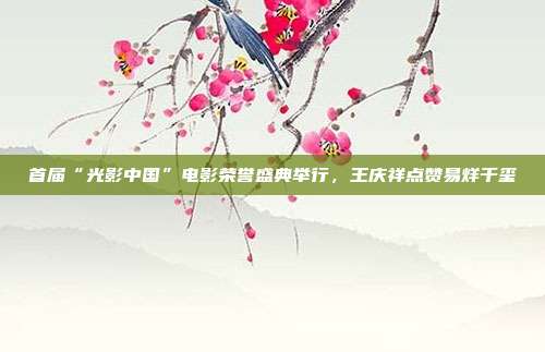 首届“光影中国”电影荣誉盛典举行,王庆祥点赞易烊千玺