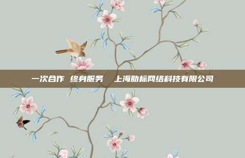 一次合作 终身服务 上海助标网络科技有限公司