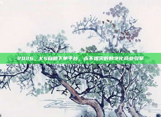2026,KS自助下单平台,永不熄灭的数字化商业引擎