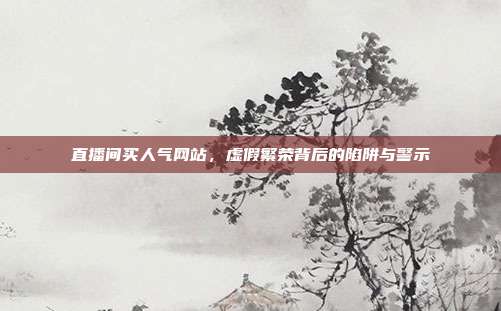 直播间买人气网站,虚假繁荣背后的陷阱与警示