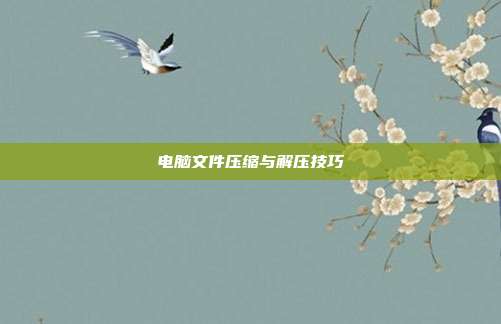 电脑文件压缩与解压技巧