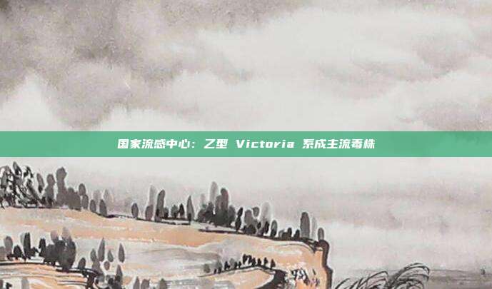国家流感中心：乙型 Victoria 系成主流毒株