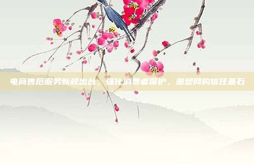 电商售后服务新规出台,强化消费者保护,重塑网购信任基石
