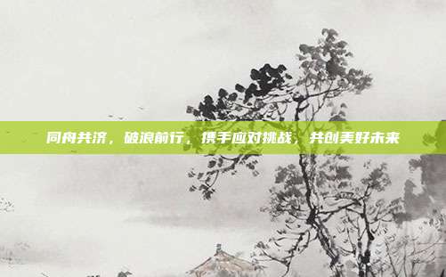 同舟共济，破浪前行，携手应对挑战，共创美好未来