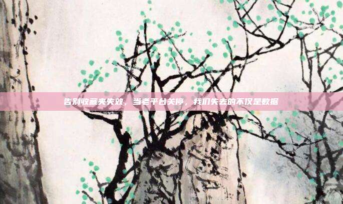 告别收藏夹失效，当老平台关停，我们失去的不仅是数据