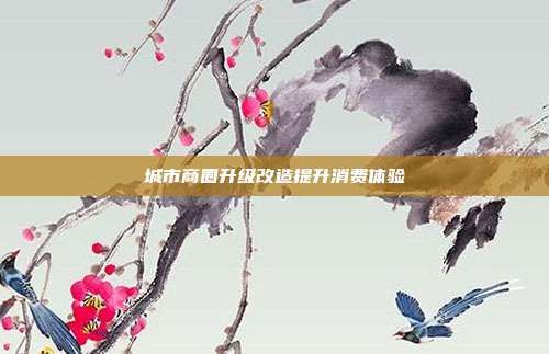 城市商圈升级改造提升消费体验