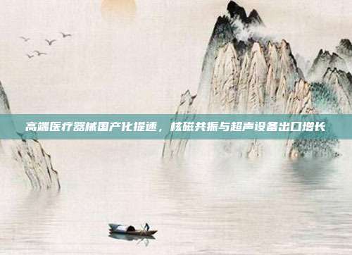 高端医疗器械国产化提速，核磁共振与超声设备出口增长