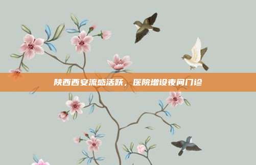 陕西西安流感活跃,医院增设夜间门诊