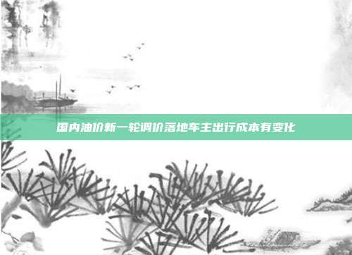 国内油价新一轮调价落地车主出行成本有变化