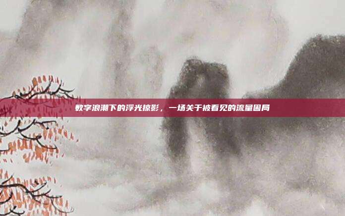 数字浪潮下的浮光掠影,一场关于被看见的流量困局
