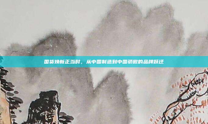 国货焕新正当时,从中国制造到中国骄傲的品牌跃迁