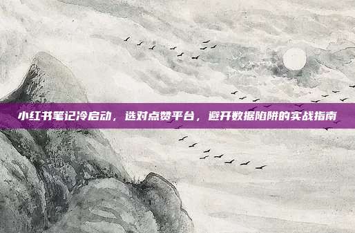 小红书笔记冷启动,选对点赞平台,避开数据陷阱的实战指南