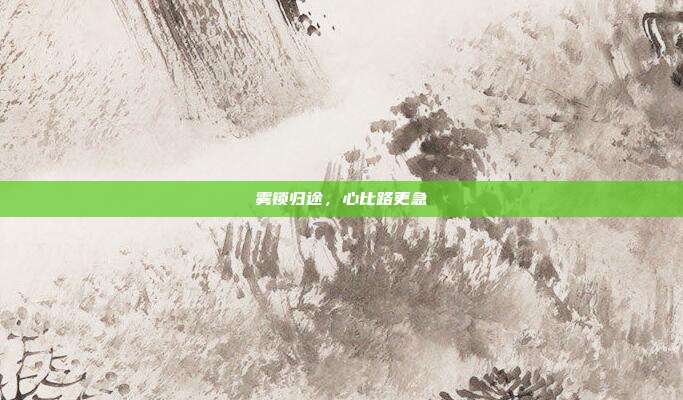 雾锁归途,心比路更急