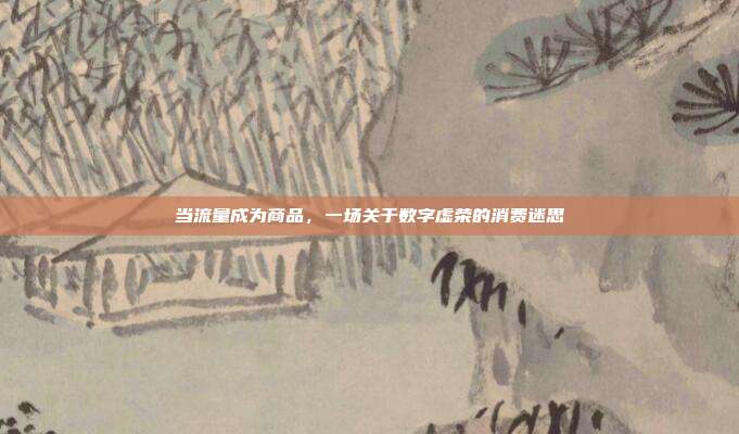 当流量成为商品,一场关于数字虚荣的消费迷思